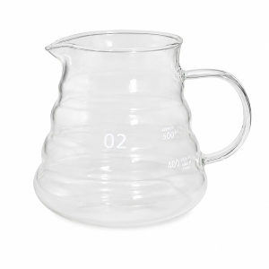 V60 Glass Coffee Server Size 02