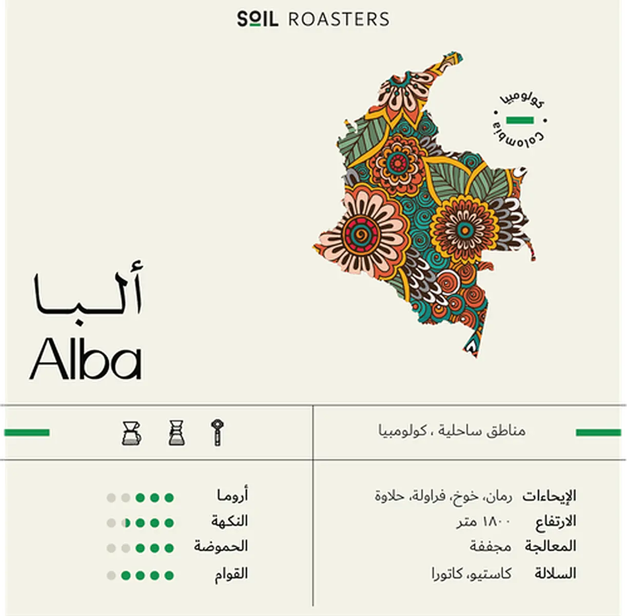 سويل - البا كولمبيا 250 غرام