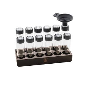 Storm Coffee Bean Storage Tube with Black Base