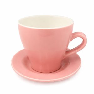 Pink Latte Cup And Saucer 200ml
