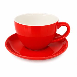 Red Cappuccino Cup & Saucer 200ml