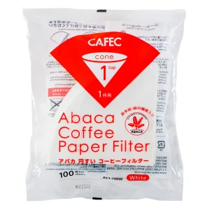 CAFEC Abaca Coffee Filter - Size 01