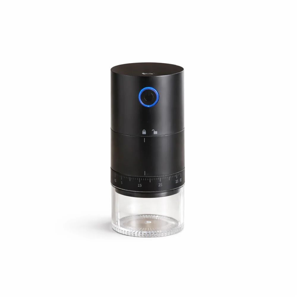 Rechargeable Electric Coffee Grinder - Black