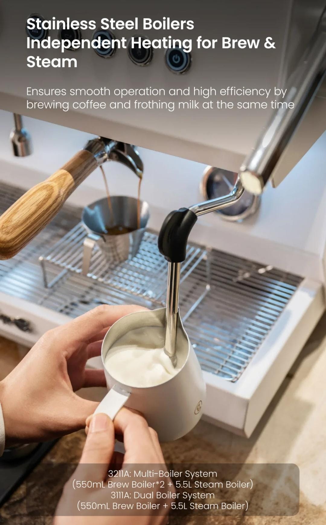 Gemilai G3111 Single Espresso Machine - Image 5